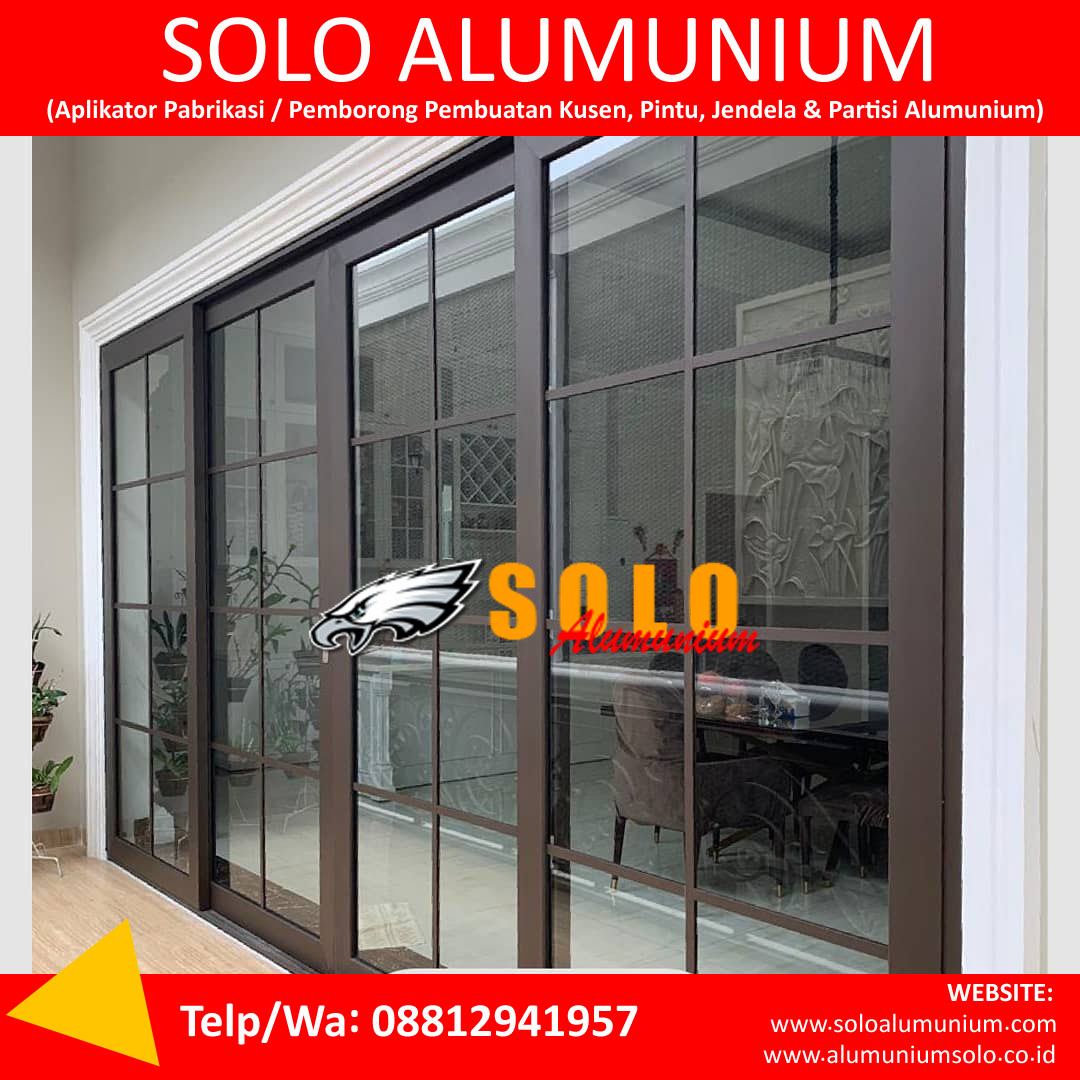 jendela alumunium solo murah