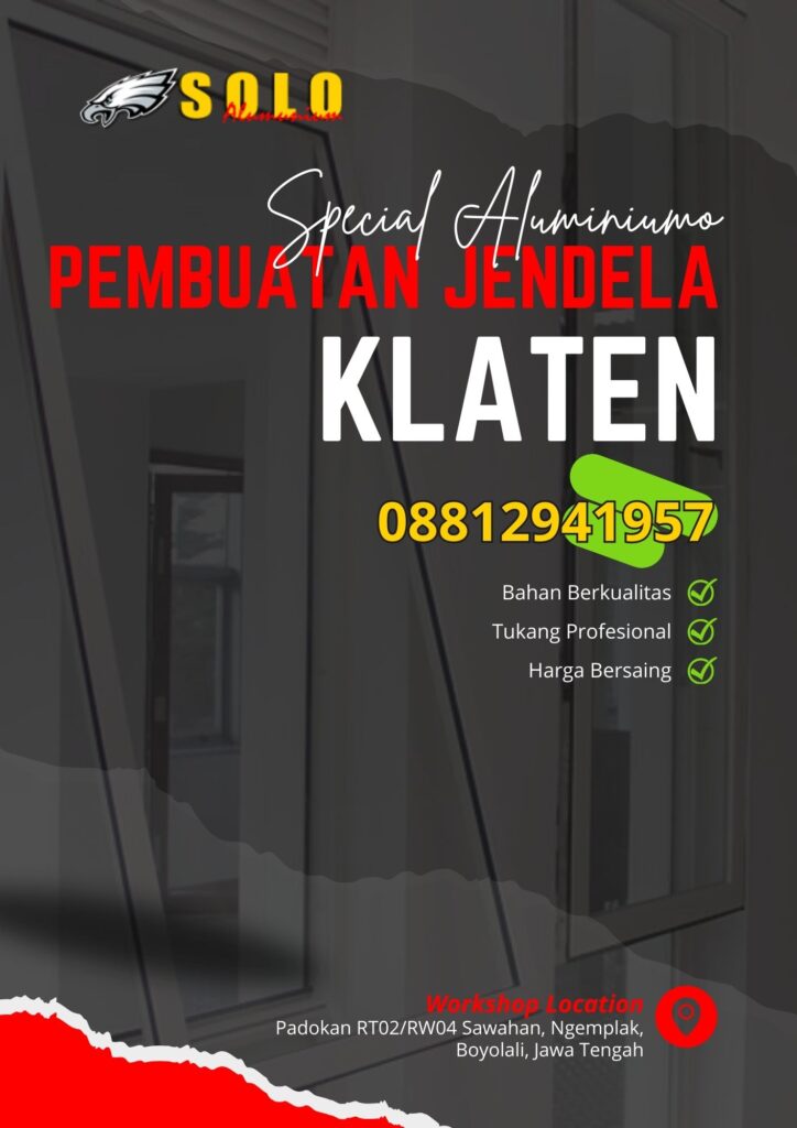 jendela aluminium klaten