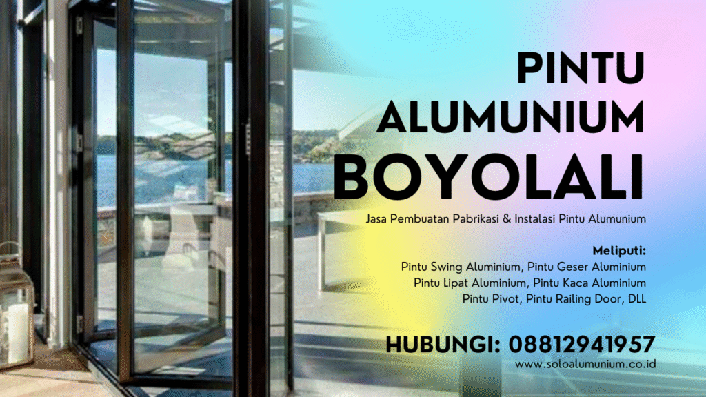pintu alumunium boyolali