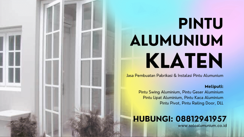 pintu alumunium klaten