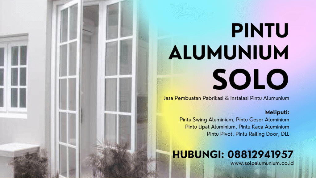 pintu alumunium solo
