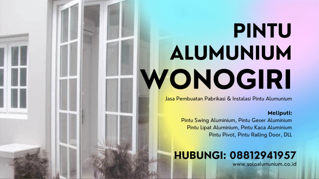 pintu alumunium wonogiri