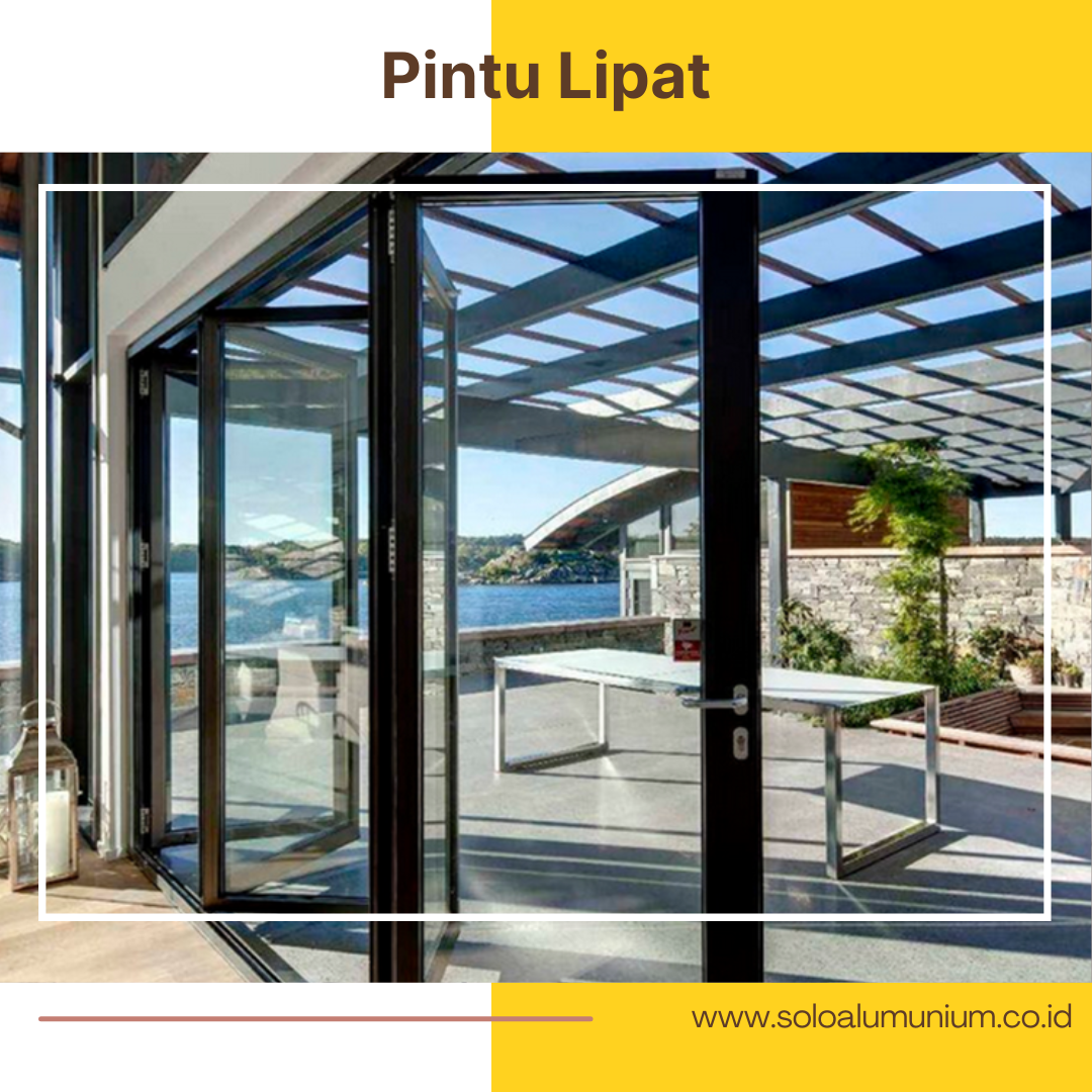 pintu lipat aluminium solo