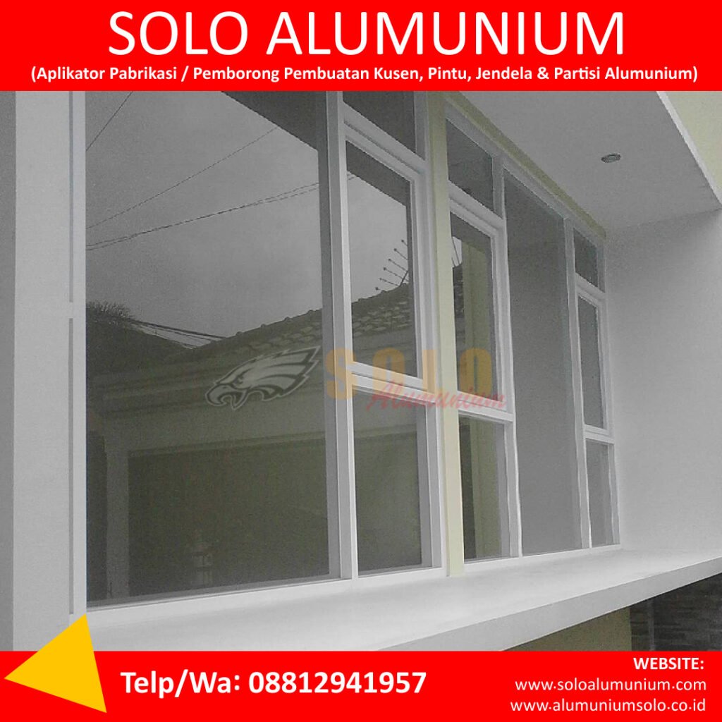 Pembuatan Partisi Kaca Alumunium Solo