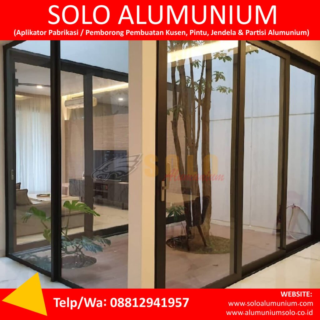 harga partisi alumunium permeter solo
