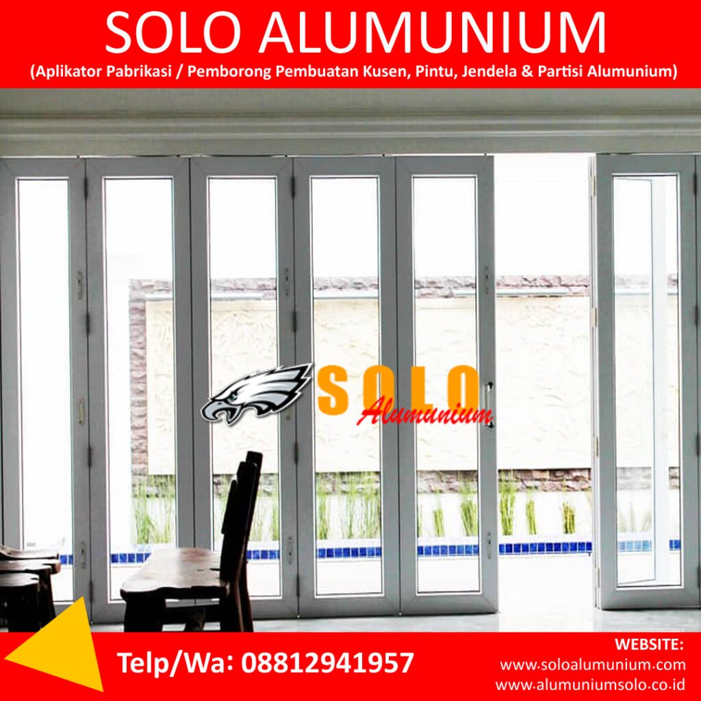 pintu lipat aluminium solo