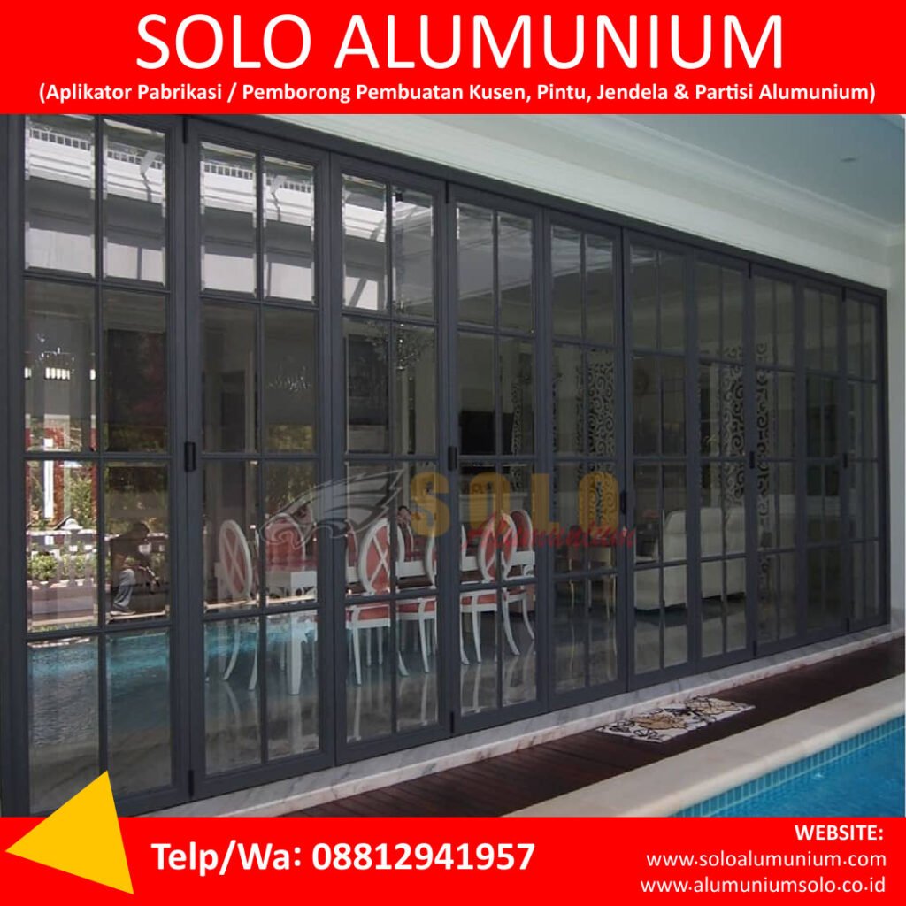 pintu lipat alumunium solo