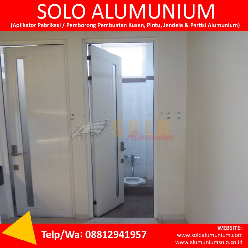 PINTU TOILET ALUMUNIUM - Jasa Aluminium Solo: Harga Kusen, Pintu & Jendela Aluminium Profesional 2026