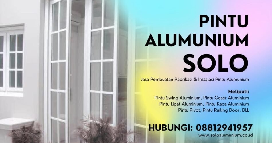 pintu alumunium solo