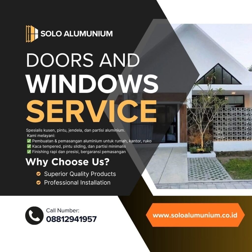pintu alumunium terbaik solo