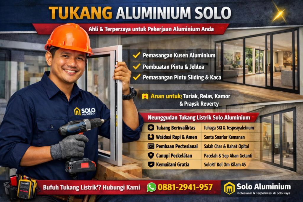 tukang alumunium solo berpengalaman